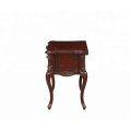 High quality solid wood accent bedside lightstand table with drawers